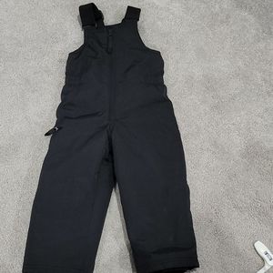 Black snow suit